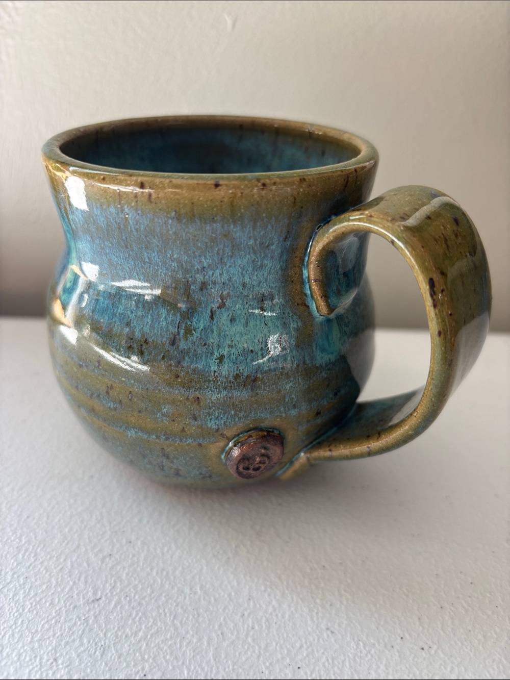 Handcrafted Glazed Ceramic Mug
